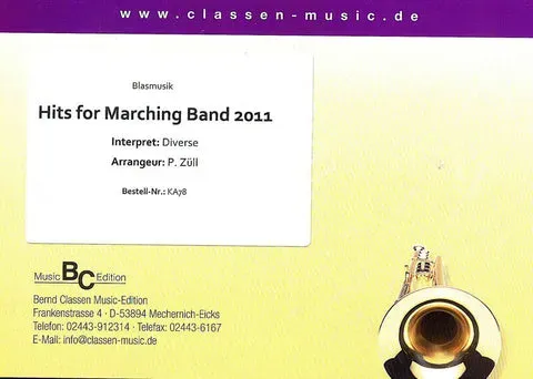 Studio-Verlag Rudi Seifert Hits for Marching Band 2011 B-Ware