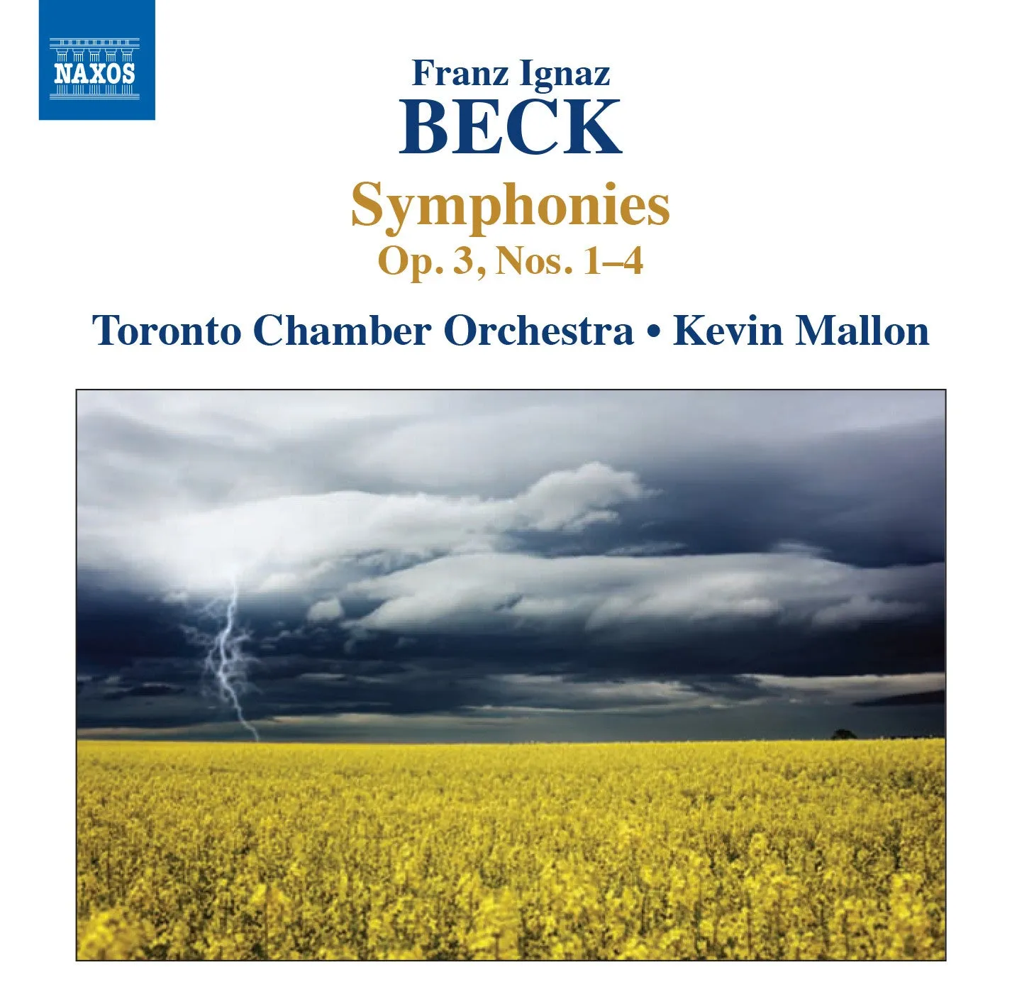 Artaria Beck Sinfonie Es-Dur op. 3 Nr. 4 Partitur