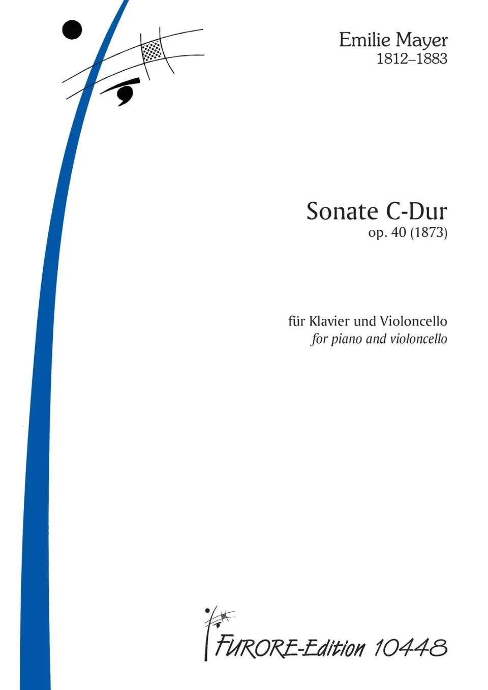 Furore Edition Sonate C-Dur op. 40 Noten Klavier Cello