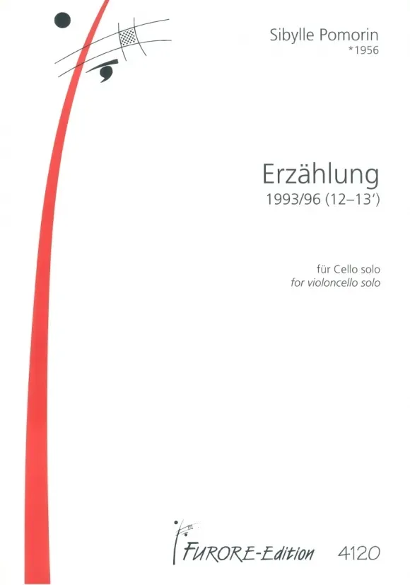 Furore Edition Erzählung Partitur für Violoncello