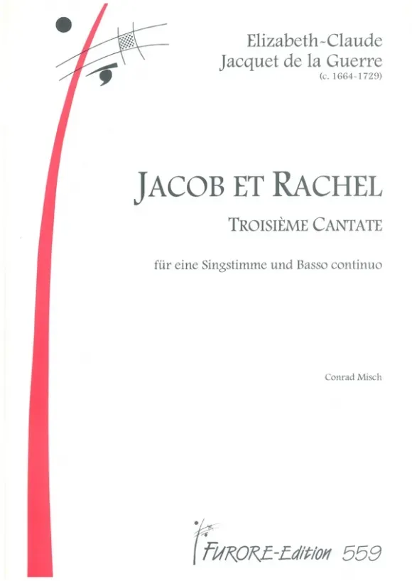 Furore Edition Jacob et Rachel Kantate Noten Partitur Stimmen