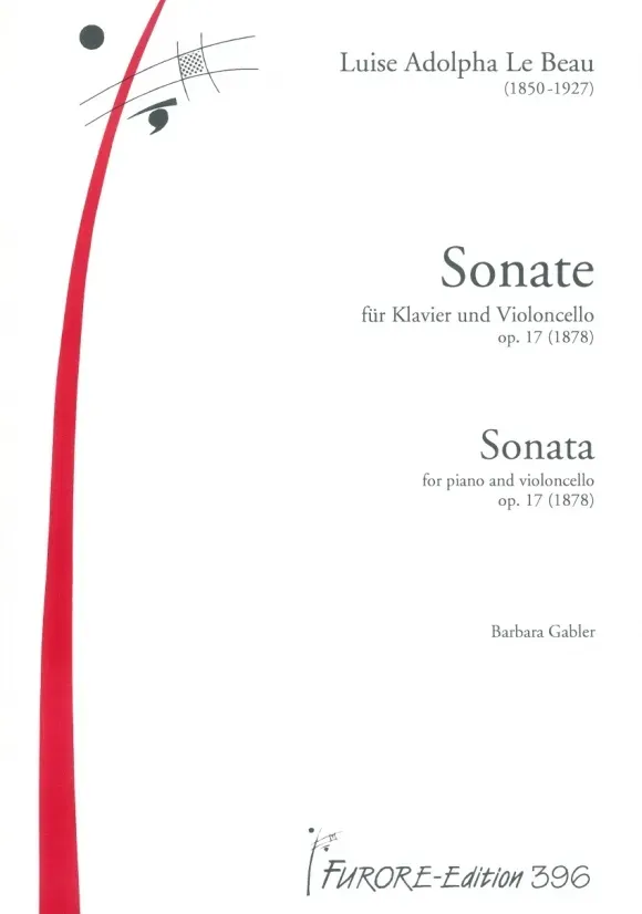 Furore Edition Sonate D-Dur op. 17 Cello-Partitur mittelschwer