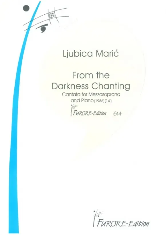 Furore Edition From the Darkness Chanting Kantate Mezzosopran Klavier