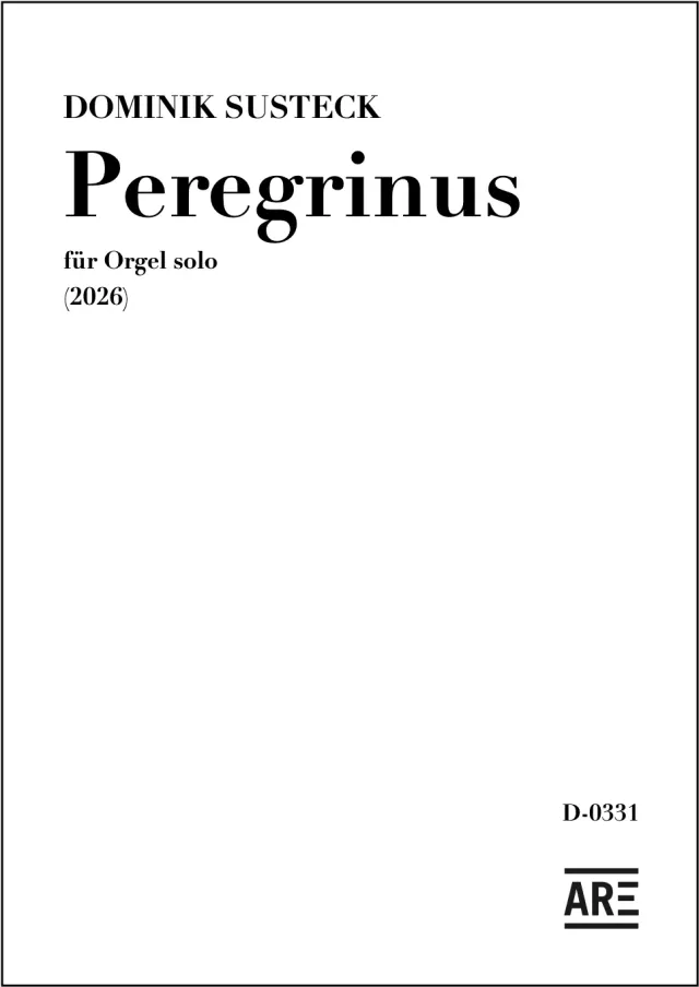 Are Musik Verlag Susteck Peregrinus Orgelnoten 2026