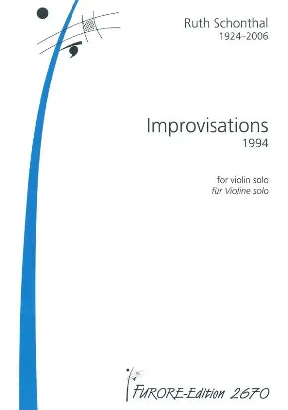 Furore Edition Improvisations Violine solo Noten 10 Min.
