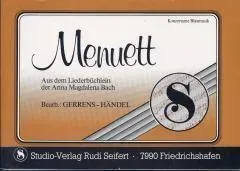 Studio-Verlag Rudi Seifert Menuett Bach Blasmusiknoten B-Ware