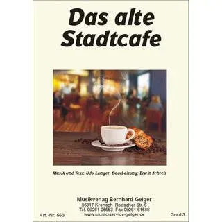 Studio-Verlag Rudi Seifert Das alte Stadtcafe Blasmusiknoten Walzer