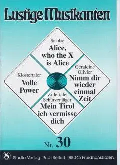 Studio-Verlag Rudi Seifert Lustige Musikanten 30 Noten C-Stimme B-Ware
