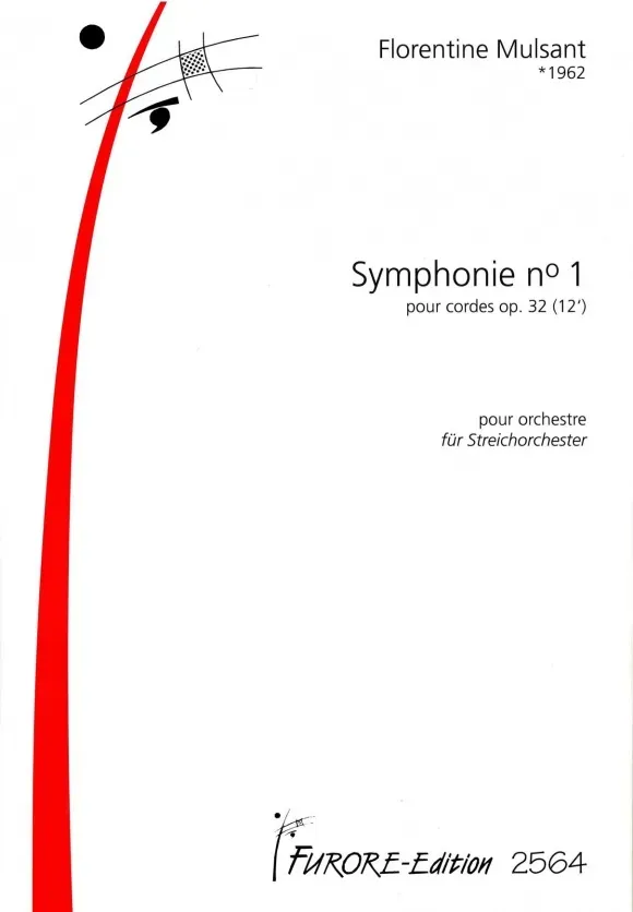 Furore Edition Symphonie n° 1 pour chordes op. 32 Orchestermaterial